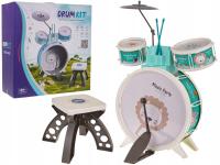 PERKUSJA DLA DZIECI muzyczna zabawka ZESTAW PERKUSYJNY LWIĄTKO bębny