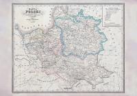 Mapa Mappa Polski za panowania Stanisława Augusta w roku 1772 - 70x50cm