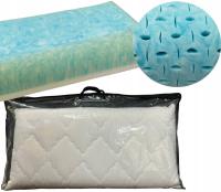 PODUSZKA PIANKA ŻELOWA VISCO MEMORY ORTOPEDYCZNA POD KARK