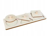 Puzzle Montessori koło kwadrat trójkąt edukacyjna układanka