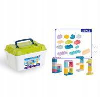 Miękkie zabawki dla dzieci – sensoryczne silikonowe klocki edukacyjne