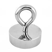 Неодимовый магнитный держатель с закрытым крюком 50X15 мм грузоподъемность 145 кг