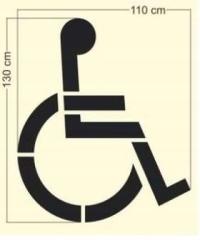 Шаблон для рисования инвалид-инвалид P-24