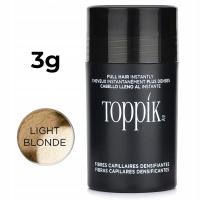 100% oryginalne TOPPIK MIKROWŁÓKNA zagęszczanie 3g LIGHT BLONDE jasny blond