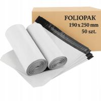 Foliopaki foliopak kurierskie B5 190x250 mm 50 szt