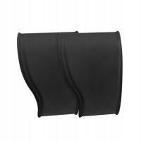 2 sztuki sportowych pasków z koronki wielokrotnego użytku, piłkarskich osłon z koronki do tańca jogi, czarny