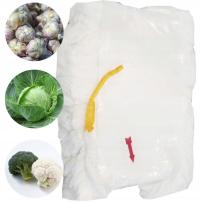 MOCNA SIATKA RASZLOWA DO PAKOWANIA OWOCÓW WARZYW - RĘKAW SIATKOWY - BIAŁY