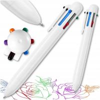 DŁUGOPIS AUTOMATYCZNY WIELOKOLOROWY 6 KOLORÓW DO SZKOŁY DLA DZIECI 6w1