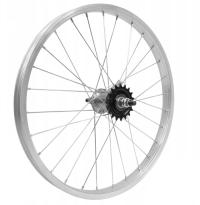 Колесо велосипеда 28 дюймов алюминиевое заднее для заднего торпедного серебряного комплекта