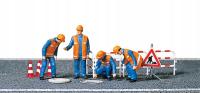 Preiser - Robotnicy drogowi - H0 1:87