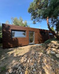 Контейнерный павильон гараж с сэндвич-панелью 12x3 Global Home Containers