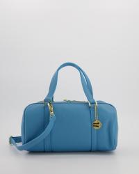 NIEBIESKA TOREBKA DAMSKA VENEZIA TYPU BAGUETTE ZE SKÓRY NATURALNEJ