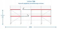 Rusztowanie budowlane ramowe system 700 rusztowania Polski producent