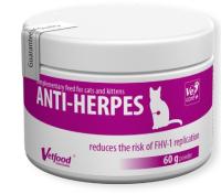 Vetfood Anti-Herpes 60G поддерживает иммунитет