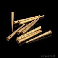 Латунные наконечники для шнуров, аквилеты, aiglets 35mm / 3mm, 10x от WOJMIR