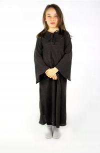 Нарядное платье для девочки 7-8 коричневый LARP