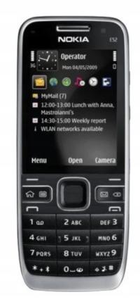 Мобильный телефон Nokia E52 64 МБ / 128 МБ 3G черный