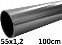 Rura nierdzewna fi 55x1,2mm gat. 1.4512 AISI 409 | 100cm