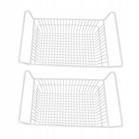 2PCS Zamrażarka Organizator Bins Stael Drut Duże Pojemność Mocna ND