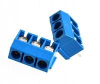 Złącze ARK 3PIN Raster 5mm do Druku Płyt PCB 10szt do Lutowania Elektroniki