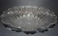 Szklana misa, salaterka, piękna szklana miska, vintage
