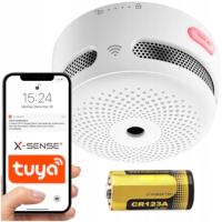 Czujnik dymu wifi X-Sense alarm dźwiękowy, łączność z wifi TUYA + Baterie
