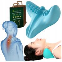 Poduszka profilowana relaksacyjna rozluźniacz mięśni karku szyi ramion joga