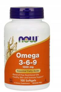 NOW FOODS SUPER OMEGA 3-6-9 1000mg SERCE ODPORNOŚĆ