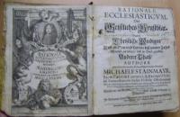 MICHAELE STAINMAYR -RATIONALE ECCLESIASTICUM- wyd.1685 rok