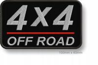 Naszywka termo OFF ROAD 4x4 - 100x60 mm HAFT