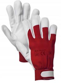 Rękawice robocze indexbhp skórzano-tkaninowe krótkie 2 szt.