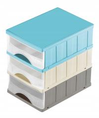 SZUFLADKI pojemnik organizer półeczki przybornik A5 25x18x25cm KOLOROWE