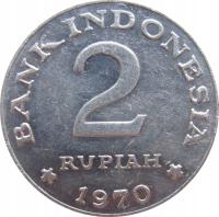 169. Indonezja 2 Rupie 1970