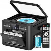 PRZENOŚNY ODTWARZACZ CD + KASETY + RADIO FM + BLUETOOTH - BOOMBOX
