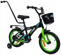 ДЕТСКИЙ ВЕЛОСИПЕД BMX, 14 ДЮЙМОВ, НАПРАВЛЯЮЩАЯ, СВЕТЯЩИЕСЯ БОКОВЫЕ КОЛЕСА, ДЕТСКИЙ ВЕЛОСИПЕД V