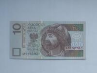 Polska Banknot 10 zł 1994 TDLR London seria AP stan UNC