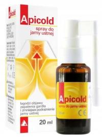 Apicold spray do jamy ustnej na gardło 20ml