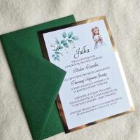 золотые приглашения для причастия полная настройка с конвертом первое причастие