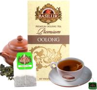 Basilur PREMIUM OOLONG zielona herbata PÓŁFERMENTOWANA - 25 szt. TOREBKI