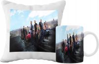 ZESTAW KUBEK I PODUSZKA SZYBCY I WŚCIEKLI FILMY POMYSŁ NA PREZENT WZORY