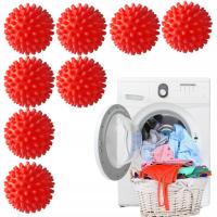 8x Kule do Prania Suszenia do Pralki Suszarki Pralkosuszarki piłki zmiękcza
