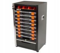 Metalowa szafka z organizerami na drobne materiały - TC320056