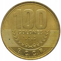 35722. Kostaryka, 100 colones, 2007r.