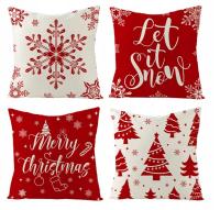 4x ZESTAW POSZEWKA NA PODUSZKĘ ŚWIĄTECZNA POSZEWKI ŚWIĄTECZNE Święta 45x45