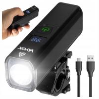 Велосипедный фонарь передний светодиодный велосипедный фонарь PRO VAYOX USB-C 1300LM IPX6