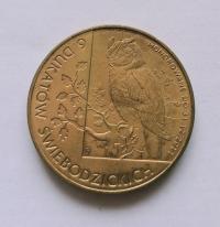 MZ6 -2011- 6 DUKATÓW ŚWIEBODZICKICH- SOWA -ODWROTKA- ZWIERZĘTA - PTAKI- PUD