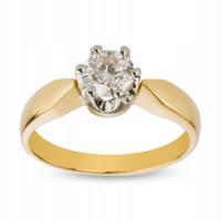 FJ 163 злотый бриллиантовое кольцо