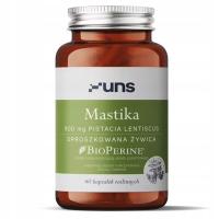 UNS Mastika 900mg Pistacia Lentiscus Sproszkowana Żywica 60vegcap SKUTECZNY