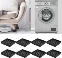 Podkładki Antywibracyjne pod Pralkę 8 szt | Gumowe Nóżki do Mebli