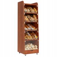 Шкаф стеллаж для хранения хлеба хлебобулочные ролики